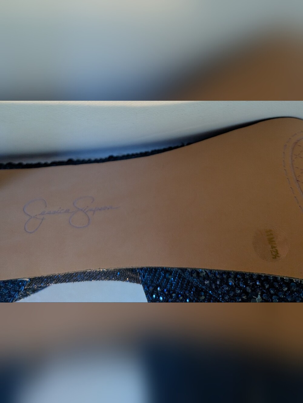 NWT! Jessica Simpson
Women's Embellished Platform Pumps in NAVY Size 11M - Picture 5 of 5